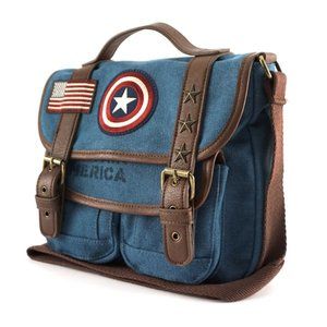 ISO - Captain America Canvas Messenger Bag - ISO